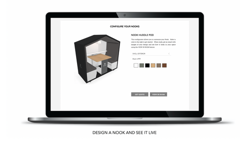 DESIGN YOUR OWN NOOK AND SEE IT IN YOUR OFFICE